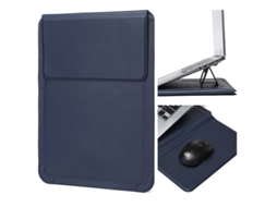 Capa HEXINYIGJLY para portátil, 11 polegadas, com suporte, para MacBook Air 11, Chromebook, preto (portátil educativo)