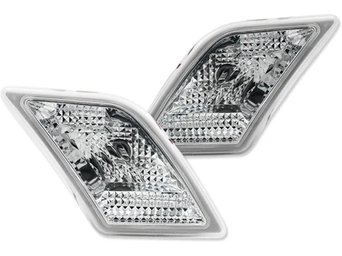Kit De Piscas Laterais Dianteiros Em Led Para Mercedes Benz W204 C250 C300 C350 C63 2008-2011amg Amarelo, Lente Fumê