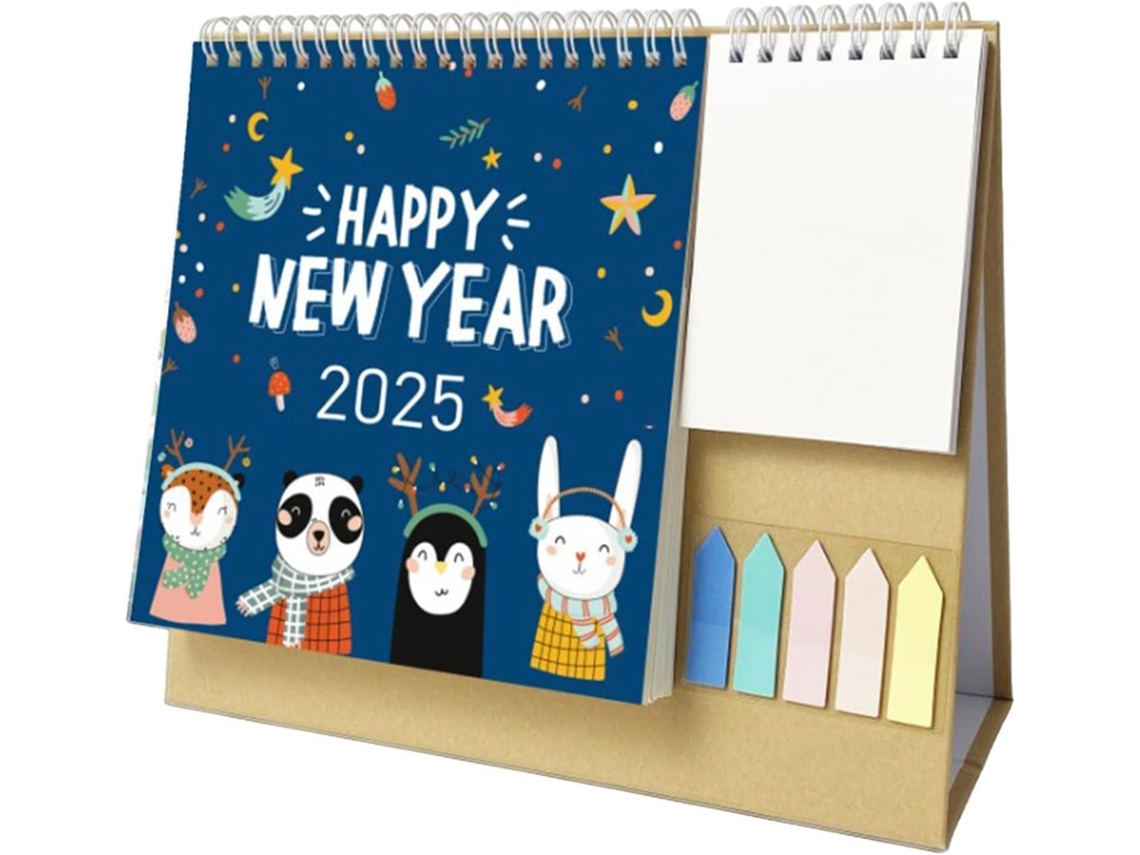 Calendário 2025, De Mesa (paisagem), Chão Planejador Familiar, Diário