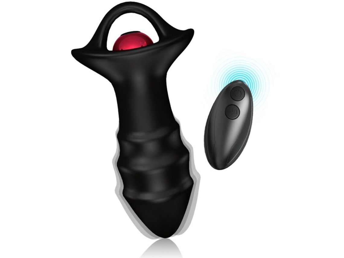 Armony Vibrador de Dedo Kylin e Controle Remoto de Plug Anal Preto ARMONY ANAL