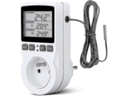Lurelia Termostato Digital / Saída De Aquecimento E Resfriamento Lcd Controlador De Temperatura, 230v Para Estufa E Agricultura Tem Fcy