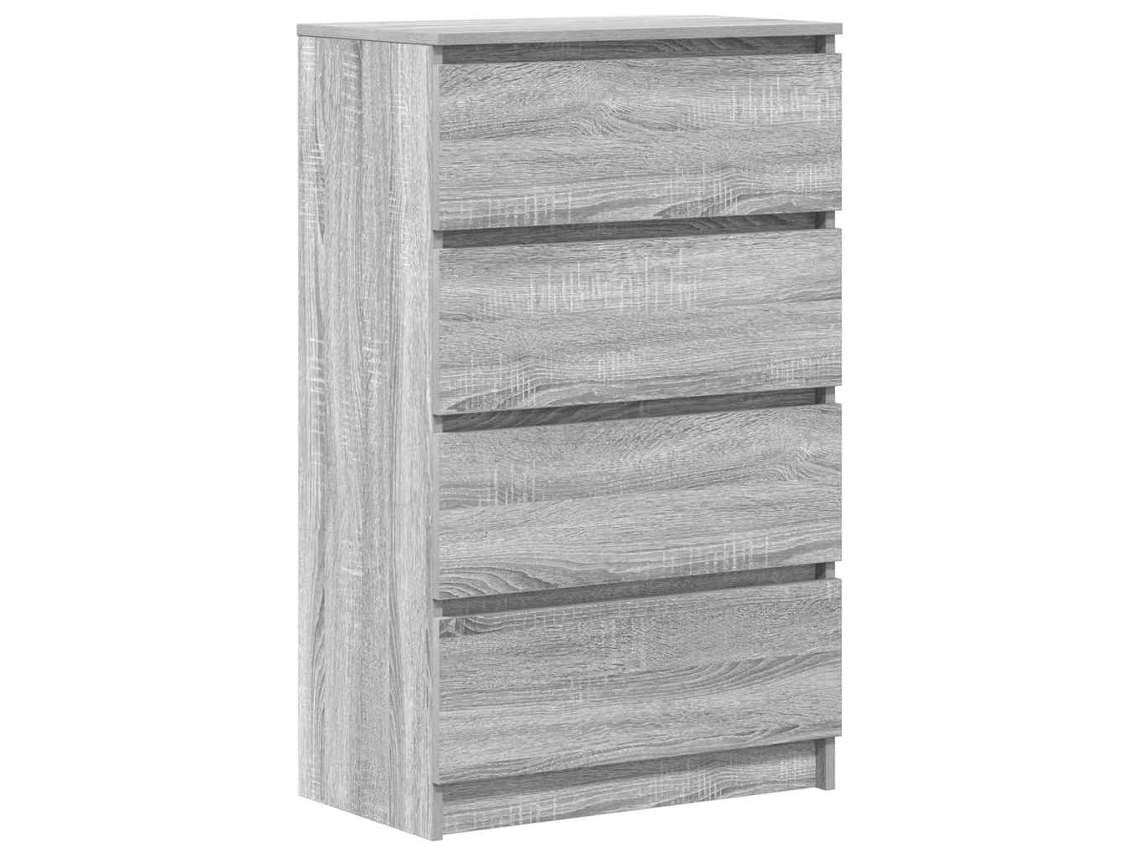 Aparador em Madeira Processada Cor Cinzento Sonoma MAISON EXCLUSIVE (60x35x98,5 cm)