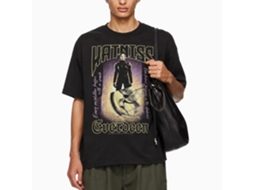 Rockinstone Hunger Games Movie Katniss Everdeen Black Adult T-shirt Size:xxl
