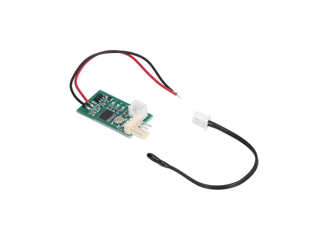 Controlador de temperatura do ventilador, controle manual/automático preciso, CC 12 V com PWM para velocidade