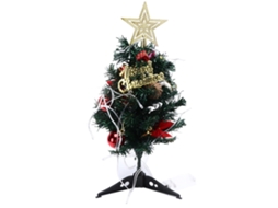 Mini Árvore Natal Mesa 19,6 Polegadas Led RGB Enfeites Diy S/MARCA