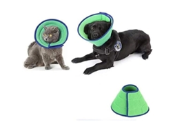 Collar E-soft Para Mascotas Com Malha Transpiravel Ajustável E Bordos Suaves Para Recuperação Rápida Azul