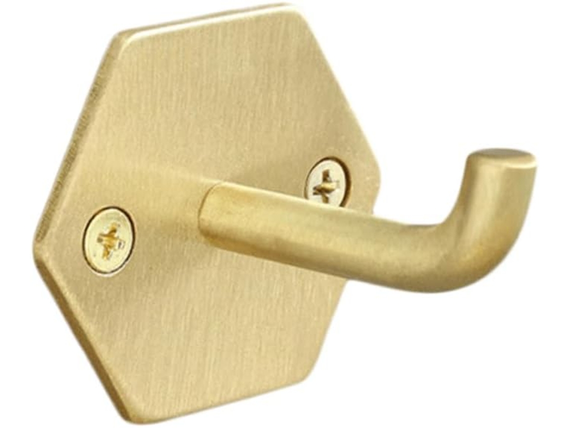 Gancho De Parede De Latão Resistente E À Prova D'água Para Dormitório E Quarto.