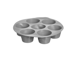 Forma de Silicone para Fritadeira a Ar com 7 Compartimentos Cinza DAM