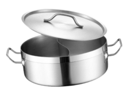 Conjunto De Panelas De Aço Inox Para Cozinha Diâmetro 20cmslowmoose