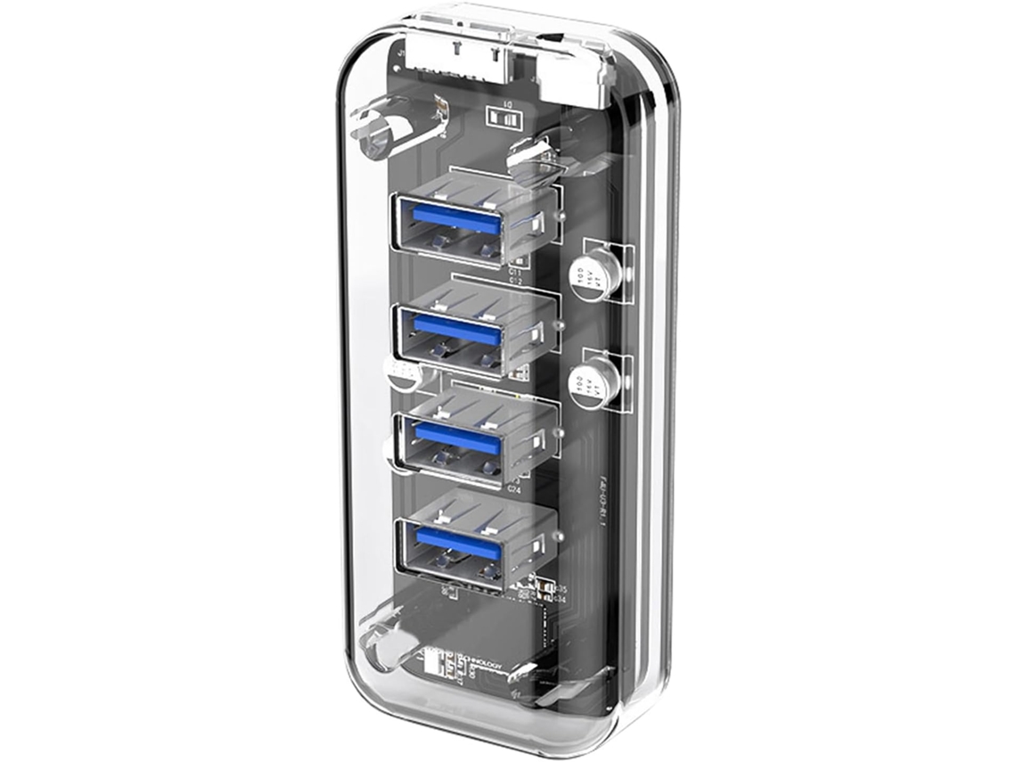 Adaptador De Carregamento Usb Com 4 Portas 3.0 Para Laptop E Pc,