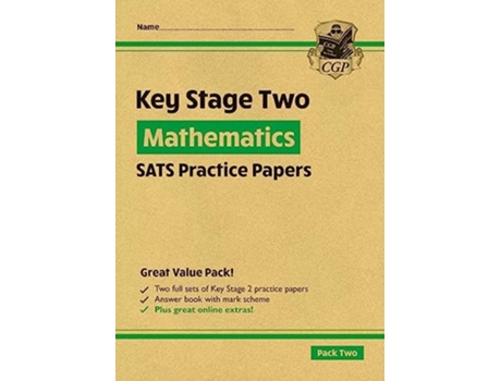 Livro KS2 Maths SATS Practice Papers Pack 2 - for the 2025 tests de CGP Books (Inglês)