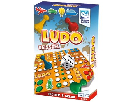 Jogo de Tabuleiro  Ludo (Idade Mínima: 4)