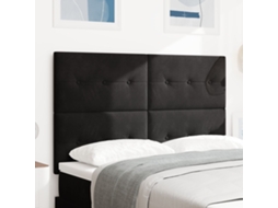 Cabeceira Tufted Botões Preta 160 Cm Veludo Lovely Home