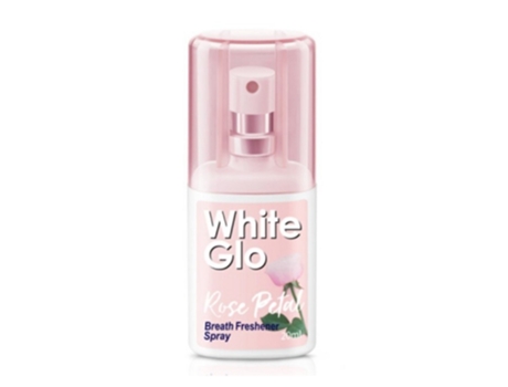 Spray Refrescante Labial White Glo Com Pétalas De Rosa, 20ml
