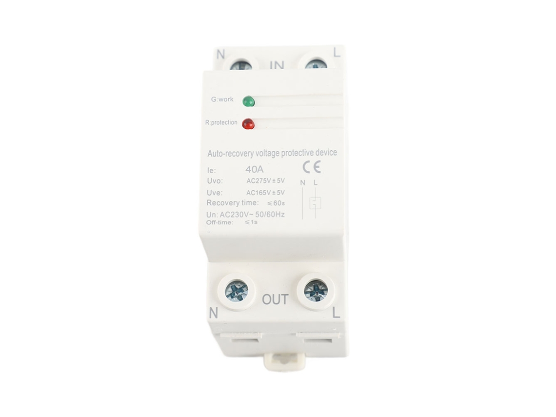 Laxiscreed Dispositivo De Proteção Contra Sobretensão E Subtensão Para 230v 40a