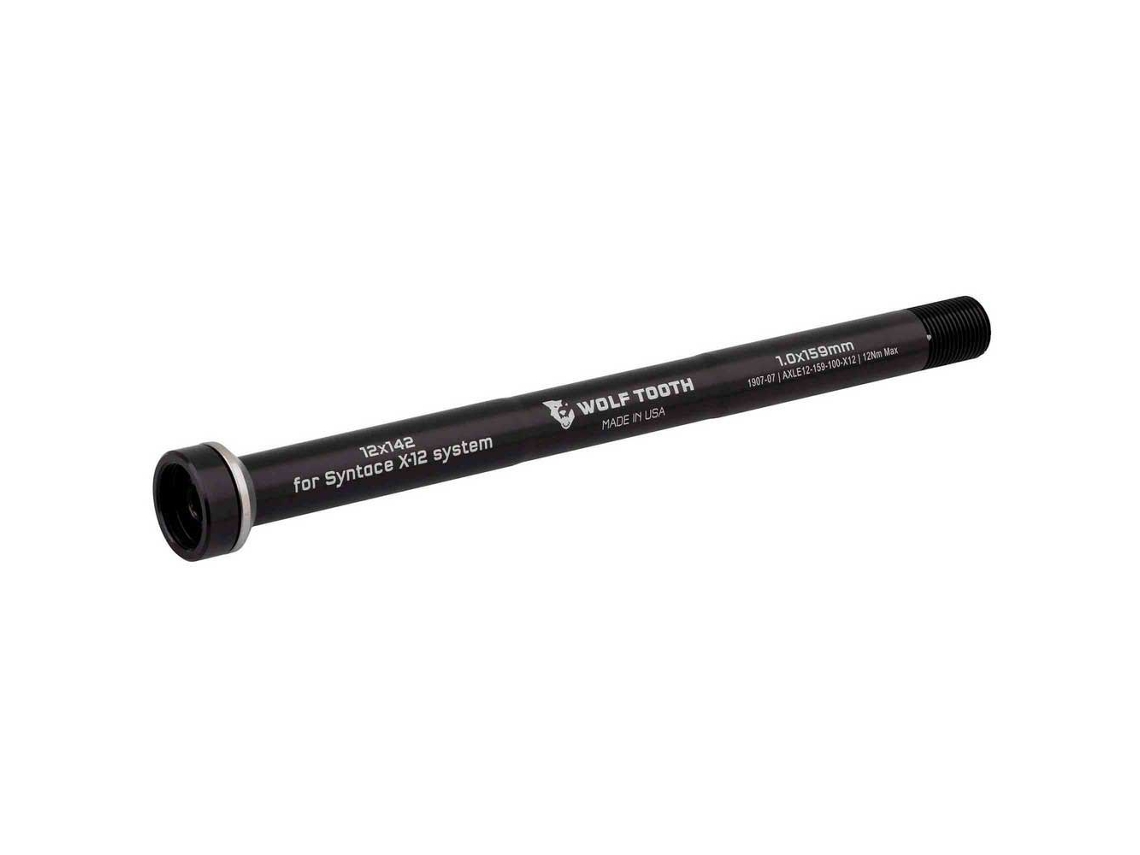 Rosca Através Do Eixo Cnc Preto 12 X 148 Mmwolf Tooth