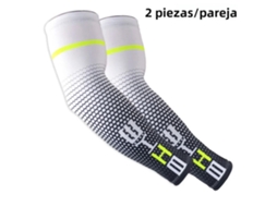 Mangas Elásticas para os Braços com Proteção Uv para Corrida no Verão (branco G)