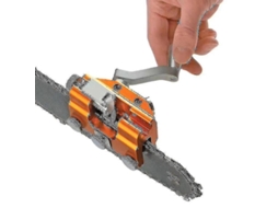 Alicate manual portátil de cadeia de motosserra com manivela e 2 cabeçotes de lixamento para afiar motosserras e serras elétricas S/MARCA