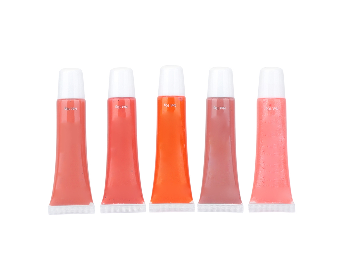 Set De 5 Gloss Labiales Mate De Longa Duración Hidratante - Ferramenta De Maquiagem Para Lábios