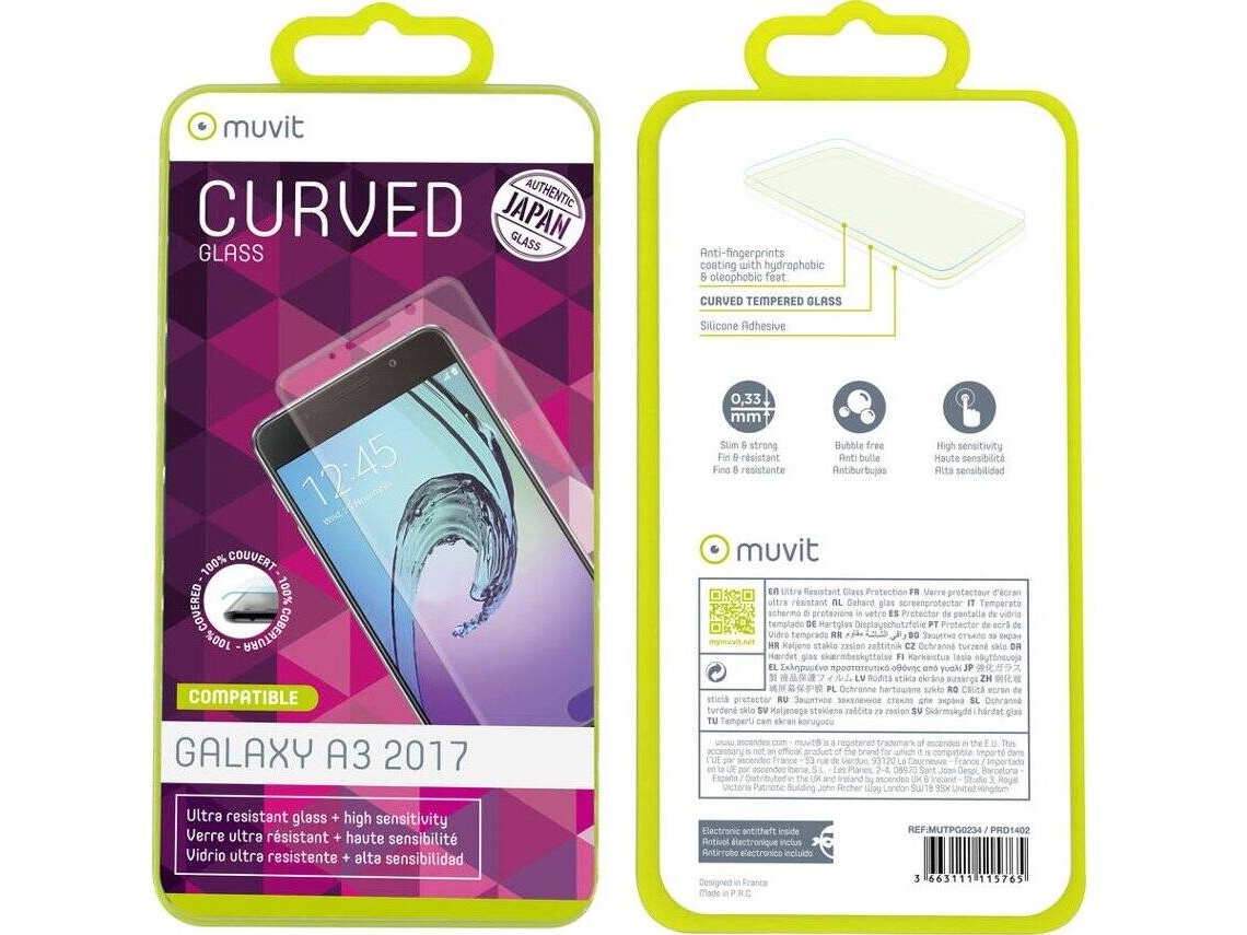 Pelicula de Vidro MUVIT Galaxy A3 2017