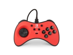 Manete De Jogo Power A Fusion Fios Vermelho Nintendo Switch