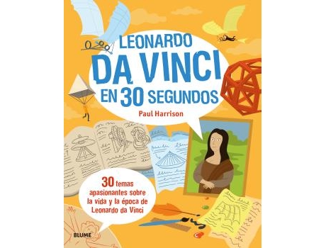 Livro Leonardo Da Vinci En 30 Segundos de Paul Harrison (Espanhol)