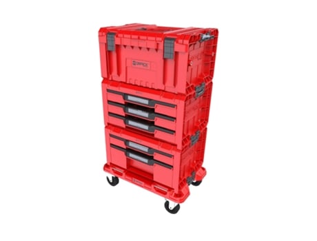 Qbrick System Pro Drawer Workshop Conjunto 4 Vermelho Ultra Hd Custom Patrol