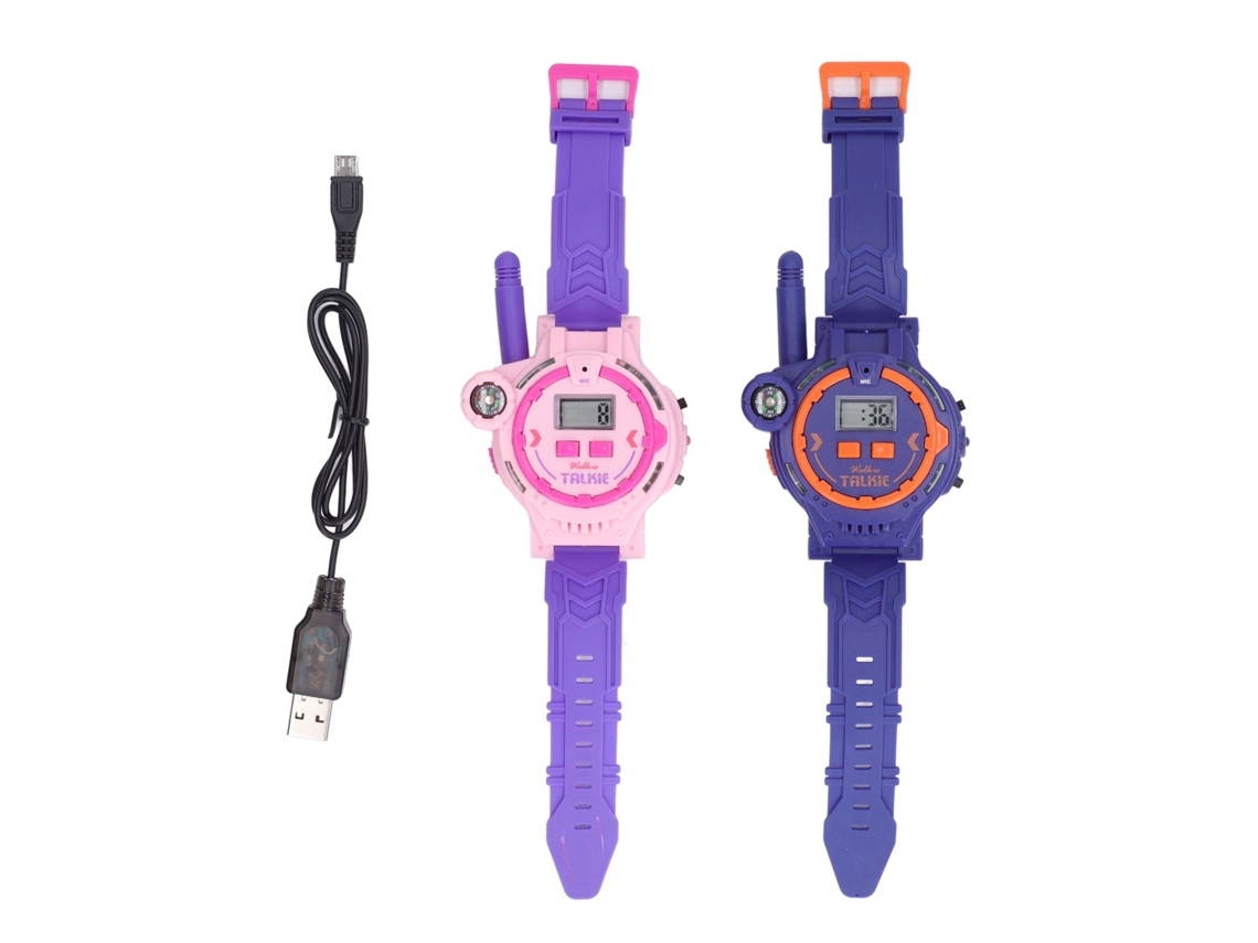 Relógio Walkie Talkie Sem Fio Para Crianças, Perfeito Para Uso Interno E Externo. Brilvibera