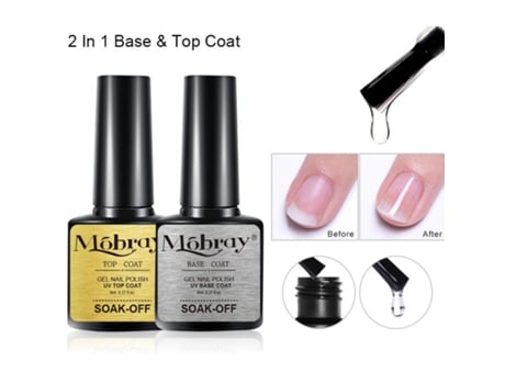 Base Para Nail Art Top Coat Mobray