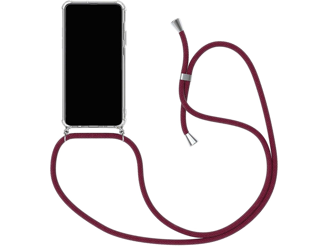 Capa Com Cordão Em Silicone Transparente Para Samsung Galaxy Note 8 Elysve