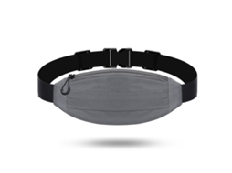 Lurelia Pochete Corrida, Pochete Refletiva À Prova D'água Para Esportes Ao Ar Livre, Pequena Pochete Com Suporte Para Celular Para Corrida, Cinza