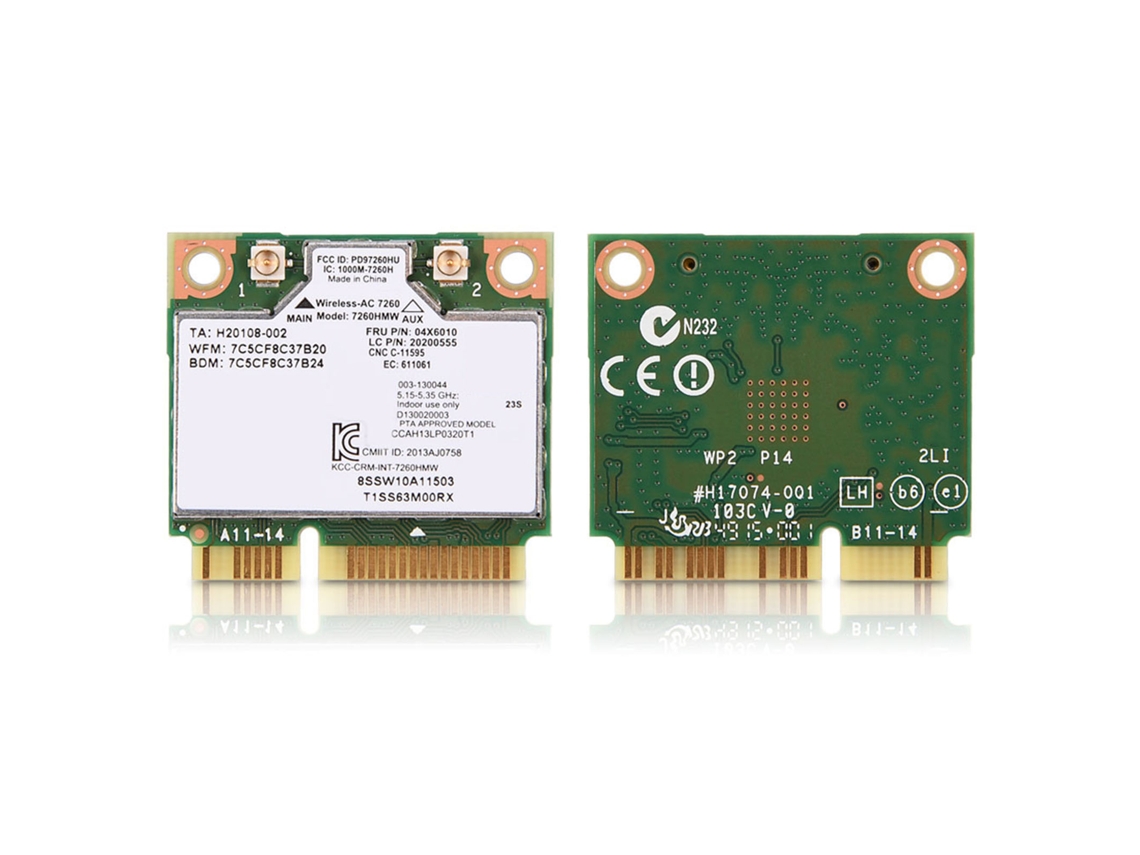 Placa WLAN Lenovo Thinkpad (Wi-Fi de banda dupla, Bluetooth 4.0)