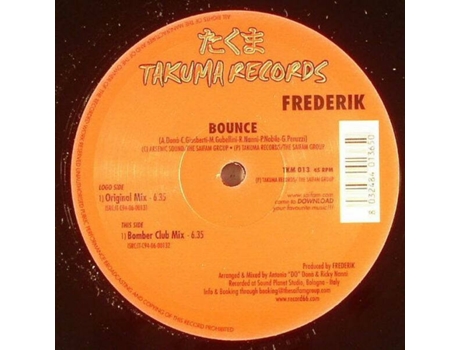 Vinil Bounce, Frederik Takuma Records