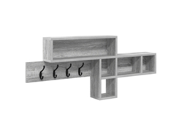 Cabideiro Vidaxl Cinzento Derivados De Madeira (100x12x43.5 Cm)