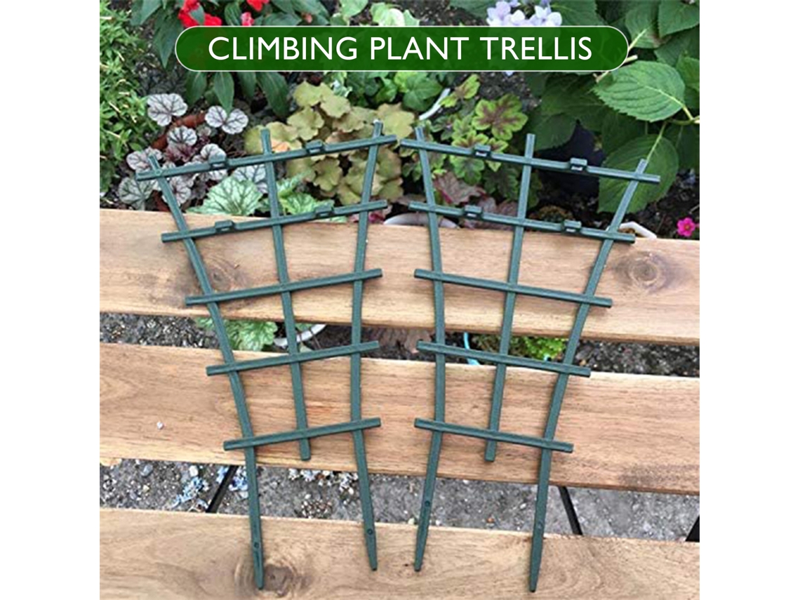 Suporte De Plástico Jardim Para Plantas Trepadeiras
