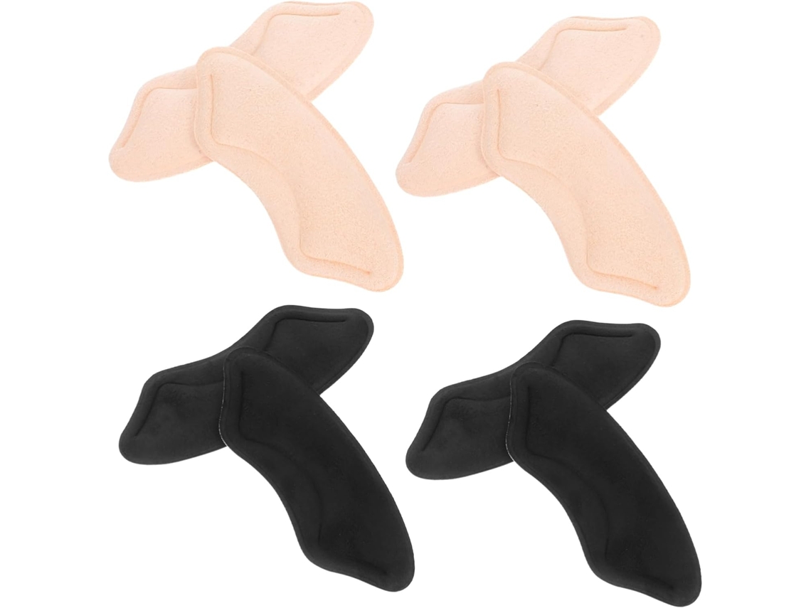 Plafope 4-pares De Calcanhares Antidesgaste, Preenchimentos Para Sapatos Largos, Protetores De Calcanhar Para Caminhada