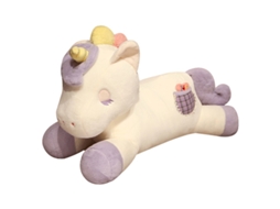 Almofada de Abraço de Unicórnio Fofinho Pelúcia Macia para Dormir Presente de Dia Dos Namorados Rosa CHABERLU