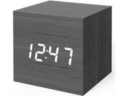 Despertador Compacto, Ajuste Digital De Brilho, Design Elegante Em Madeira, Grande Visor Led, Perfeito Para Decoração De Ambientes, Modo De Economia D