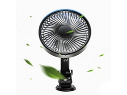 Ventilador Portátil De Alta Velocidade Para Carro Com Ventosa