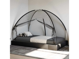 Vidaxl Rede Mosquiteira Com Portas Malha 220 200x120x130 Cm Preto