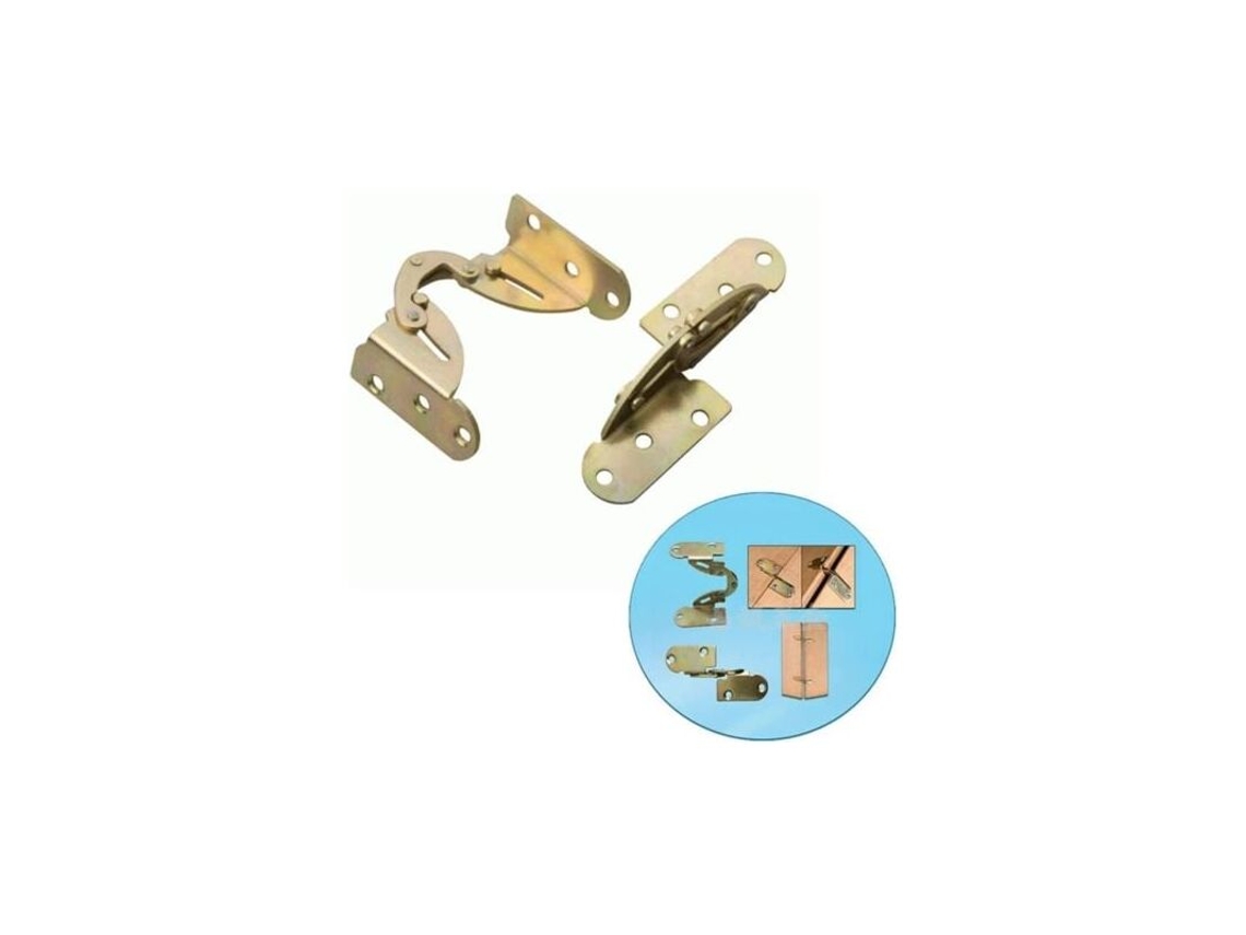 2 Dobradiças Multifuncionais Para Porta, Oculta De 180 Graus Para Mesa De Jantar, De 25mm, Tamanho: 18mm