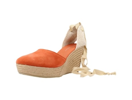 Sapatos de Mulher CLARA DURAN Platroma Tecido Laranja (41)