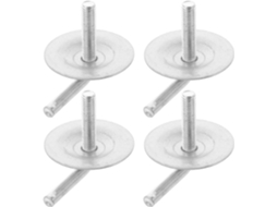 Conjunto de 4 Parafusos para Ventiladores Pedestal. Robustos com Base Ferro, Compatíveis, Fáceis CHABERLU