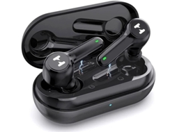 Auriculares Bluetooth True Wireless Bestvite (in Ear - Microfone - Noise Cancelling - Preto)