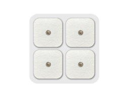 Lurelia Eletrodos Autoadesivos Tens 40 Unidades Conector 3,5 Mm Reutilizáveis Silicone Formato Compacto