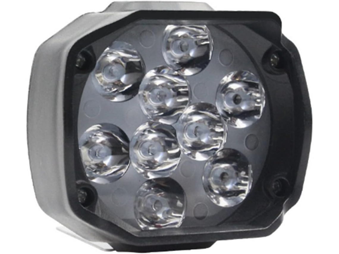 Faróis de Motocicleta 1/2 Peças Farol com Foco Luz Branca Peça Scooter Este Oferece Máxima Visibilidade