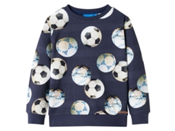 Sweatshirt Para Criança Azul-marinho 104