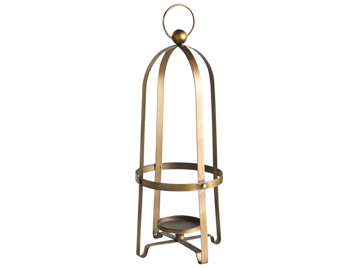 Candelabro Marawi 48 Cm Metal Dourado