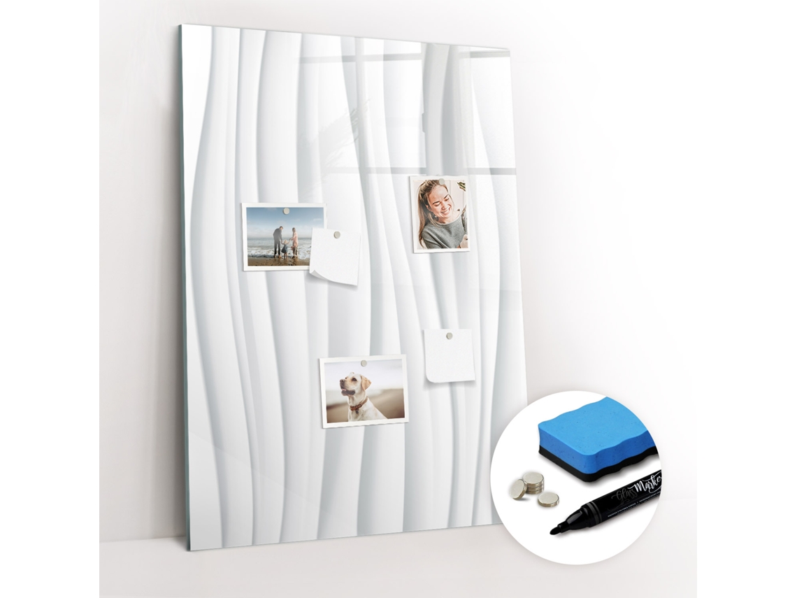 Quadro Magnético Abstração De Linhas Para O Quarto Das Crianças Espelharte (70x100 Cm)