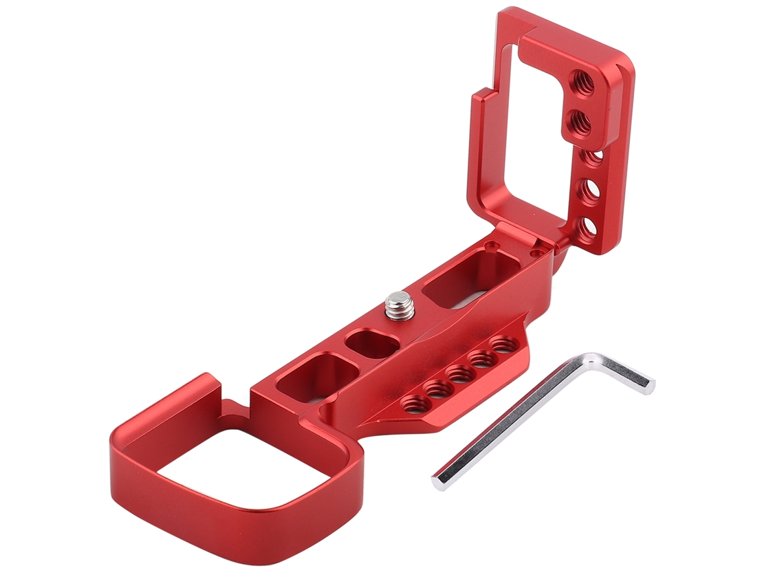 Suporte em L de liberação rápida com alça, placa de suporte em L, suporte para alça de câmera